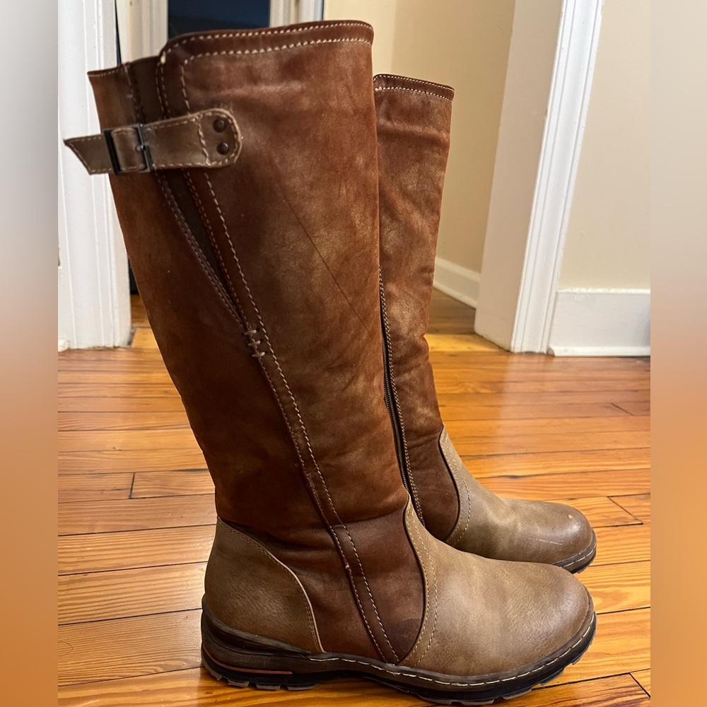 Brown Suede Boots